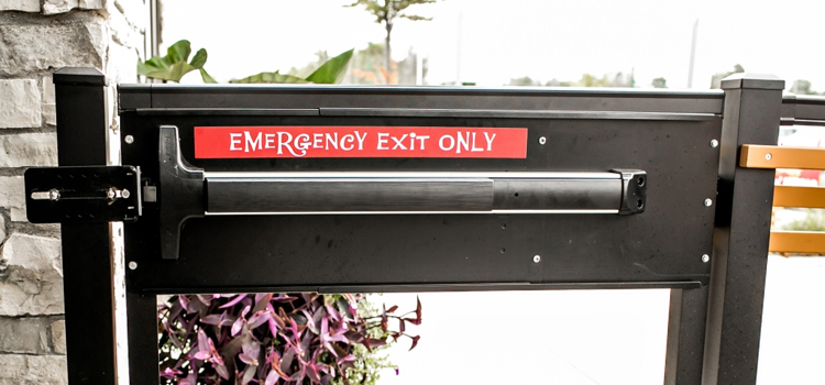 emergency push bar installation in North Fort Myers